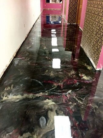 Образец полимерного наливного пола Образец полимерного наливного пола