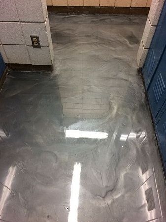 Эпоксидные наливные полы под мрамор - пример выполнения