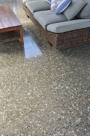 Полимерный наливной полиуретановый пол для частного дома - пример выполнения