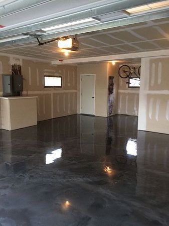 Эпоксидные наливные полы под мрамор - пример выполнения