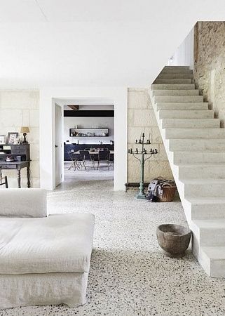 Полимерный наливной полиуретановый пол для частного дома - пример выполнения