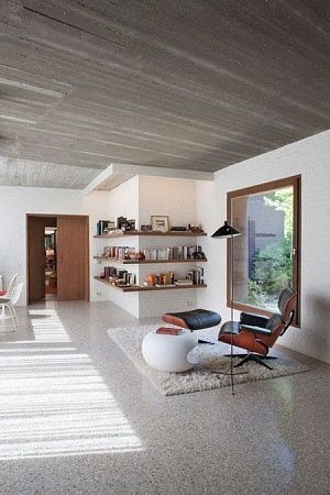 Полимерный наливной полиуретановый пол для частного дома - пример выполнения