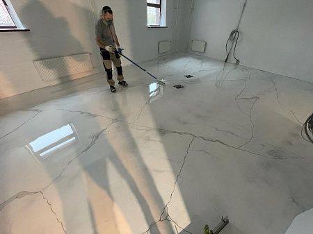 Образец полиуретанового пола Образец полиуретанового пола